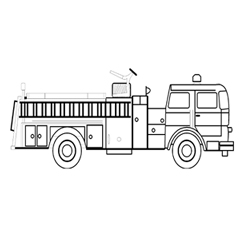 Colour the Fire Truck
